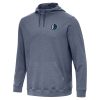 Antigua Dallas Mavericks Heather Navy Impressive Cloud Pullover Hoodie Sports enthusiasts