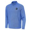 Antigua Dallas Mavericks Heather Royal Subtle Quarter Impressive Zip Sweatshirt Sports enthusiasts