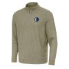 Antigua Delightful Dallas Mavericks Olive Subtle Quarter Zip Sweatshirt Limited stock! Be quick and grab this must - have jersey to support your team.