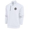 Antigua Top - notch Dallas Mavericks White Metallic Logo Generation Quarter Zip Top Show your dedication! Own this special jersey for your team.