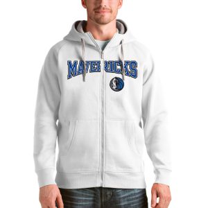 Antigua Dallas Mavericks White Victory Full Zip Enchanting Hoodie Best - selling! Order this popular jersey before it's out of stock.