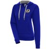 Antigua Dallas Mavericks Women's Blue Brushed Metallic Victory Sophisticated Pullover Hoodie Gift idea! Surprise a sports fan with this amazing jersey.