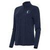 Antigua Dallas Mavericks Women's Heather Navy Bright Quarter Striking Zip Top Exclusive design! Own a jersey like no other.