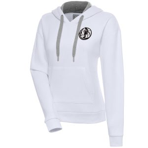Antigua Dallas Mavericks Women's White Brushed Metallic Victory Pullover Hoodie Amazing For a short time only! Don't miss out on this fantastic jersey.
