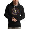 Antigua Denver Marvelous Nuggets Black Logo Victory Pullover Hoodie Enhance your game - day look! Get this fashionable jersey.