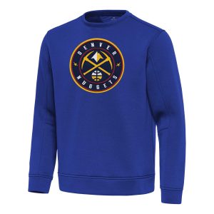 Antigua Denver Top - notch Nuggets Blue Relevant Pullover Sweatshirt Flash sale! Snag this great jersey at a discounted price.