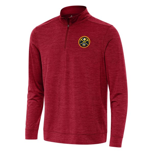 Antigua Denver Nuggets Cardinal Bright Quarter Zip Fantastic Top Show your dedication! Own this special jersey for your team.
