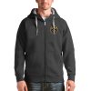 Antigua Denver Nuggets Charcoal Logo Victory Full Stylish Zip Hoodie For a short time only! Don't miss out on this fantastic jersey.