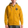 Antigua Denver Nuggets Gold Logo Victory Terrific Full Zip Hoodie Team spirit! Show it off with this awesome jersey.