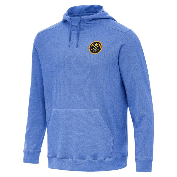 Antigua Denver Nuggets Heather Blue Cloud Impressive Pullover Hoodie Team spirit! Show it off with this awesome jersey.