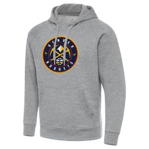 Antigua Denver Nuggets Heather Gray Big Charming & Tall Victory Raglan Pullover Hoodie Act fast! Only a handful left. Secure this amazing jersey now.