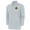 Antigua Denver Nuggets Heather Gray Hunk Quarter Zip Pullover Admirable Top Last chance! Grab this awesome jersey before it's gone for good.