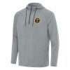 Antigua Denver Nuggets Heather Impressive Gray Spikes Raglan Quarter Zip Hoodie Retailers