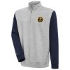 Antigua Denver Nuggets Heather Gray/Navy Victory Enchanting Colorblock Quarter Zip Pullover Top Last chance! Grab this awesome jersey before it's gone for good.
