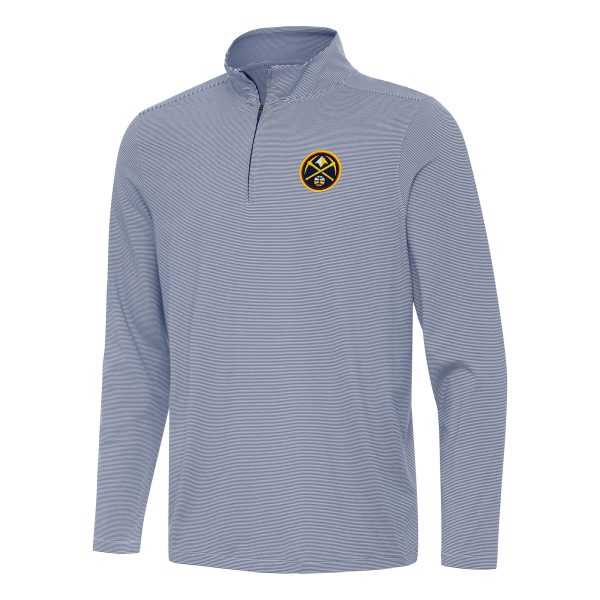 Antigua Denver Nuggets Navy Captivating Twine Quarter Zip Top For the true fans! Secure this authentic jersey now.
