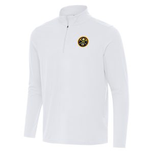Antigua Gorgeous Denver Nuggets White Intent Quarter Zip Top Flash sale! Snag this great jersey at a discounted price.
