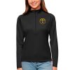 Antigua Denver Nuggets Women's Black Tribute Half Zip Top Exquisite Celebrate your team! Order this commemorative jersey.
