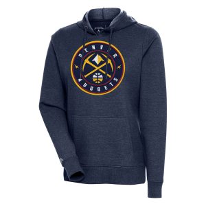 Antigua Denver Remarkable Nuggets Women's Heather Navy Action Pullover Hoodie Celebrate your team! Order this commemorative jersey.