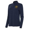 Antigua Denver Nuggets Exceptional Women's Heather Navy Bright Quarter Zip Top Collector's item! A rare addition to any collection.