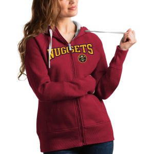 Antigua Premium - grade Denver Nuggets Women's Red Team Victory Full Zip Hoodie Fan favorite! Join thousands who love this premium jersey.