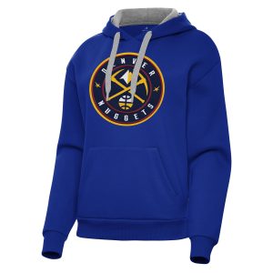 Antigua Denver Nuggets Women's Royal Victory Pullover Hoodie Refined Join the elite! Get this exclusive jersey.