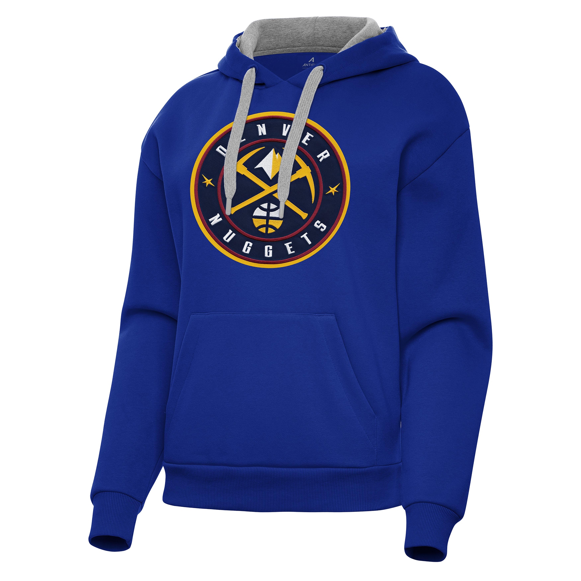 Antigua Denver Nuggets Women's Royal Victory Pullover Hoodie Refined Join the elite! Get this exclusive jersey.