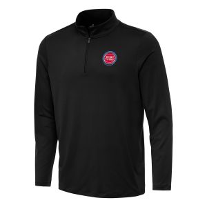 Antigua Detroit Pistons Black Reprocess Quarter Prime Zip Top Experience luxury! Order this high - end jersey.