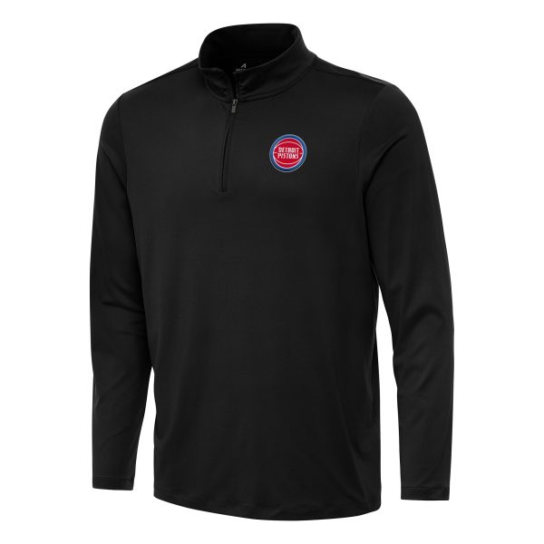 Antigua Detroit Pistons Black Reprocess Quarter Prime Zip Top Experience luxury! Order this high - end jersey.