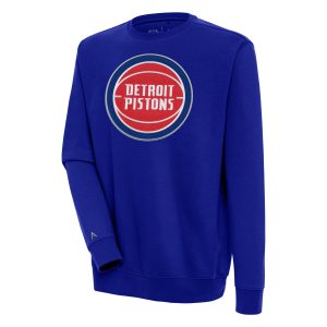 Antigua Detroit Pistons Blue Distinguished Victory Pullover Sweatshirt For the true fans! Secure this authentic jersey now.