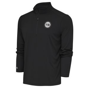 Antigua Detroit Pistons Marvelous Charcoal Metallic Logo Tribute Quarter Zip Pullover Proven quality! Invest in this reliable jersey.