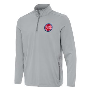 Antigua Detroit Pistons Superior Gray Perilous Quarter Zip Sweatshirt Act fast! Only a handful left. Secure this amazing jersey now.