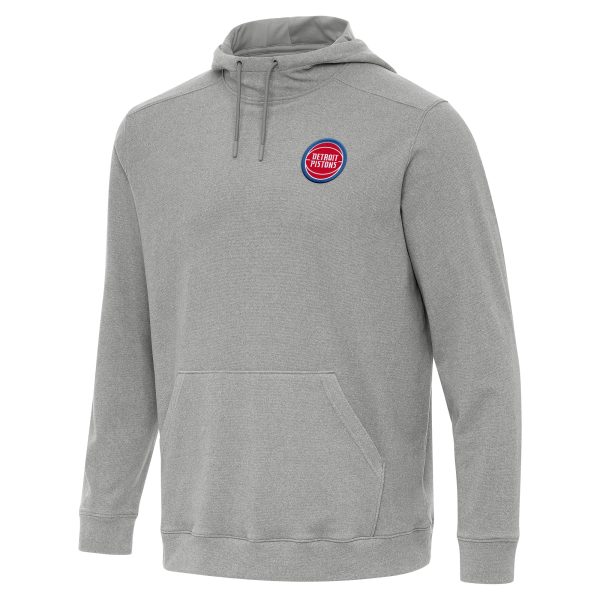 Antigua Detroit Pistons Heather Gray Cloud Pullover Hoodie Glamorous Team spirit! Show it off with this awesome jersey.