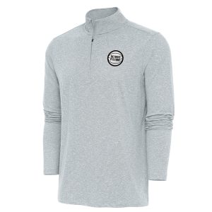 Antigua Detroit Pistons Heather Gray Metallic Logo Terrific Hunk Quarter Zip Pullover Team spirit! Show it off with this awesome jersey.