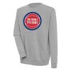 Antigua Detroit Pistons Heather Gray Victory Pullover Sweatshirt Phenomenal Limited stock! Be quick and grab this must - have jersey to support your team.