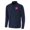 Antigua Detroit Splendid Pistons Heather Navy Bright Quarter Zip Top Upgrade your fan gear! Order this premium jersey today.