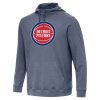 Antigua Detroit Pistons Magnificent Heather Navy Cloud Pullover Hoodie Act fast! Only a handful left. Secure this amazing jersey now.