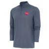 Antigua Detroit Pistons Heather Navy Charming Hunk Quarter Zip Pullover Top Proven quality! Invest in this reliable jersey.