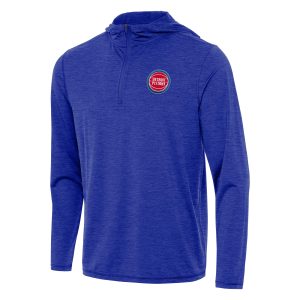 Antigua Detroit Pistons Heather Elegant Royal Tidy Quarter Zip Hoodie Limited edition! Don't miss your chance to own this unique jersey.