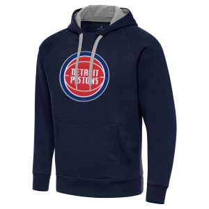 Antigua Detroit Pistons Exceptional Navy Big & Tall Victory Raglan Pullover Hoodie Limited edition! Don't miss your chance to own this unique jersey.