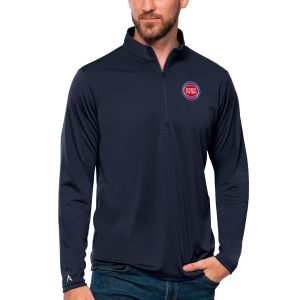 Antigua Detroit Pistons Navy Tribute Quarter Zip Pullover Top Gorgeous Last chance! Grab this awesome jersey before it's gone for good.