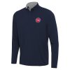 Antigua Detroit Pistons Sophisticated Navy/Gray Content Quarter Zip Top Enhance your game - day look! Get this fashionable jersey.