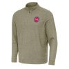 Antigua Detroit Pistons Olive Subtle Quarter Zip Exquisite Sweatshirt Retailers