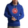 Antigua Detroit Pistons Premium - grade Royal Team Logo Victory Pullover Hoodie Time - sensitive! Order now before the deal expires.