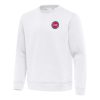Antigua Detroit Pistons White Relevant Pullover Sweatshirt Refined Celebrate your team! Order this commemorative jersey.