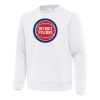 Antigua Detroit Pistons White Relevant Captivating Pullover Sweatshirt High - demand item! Order this sought - after jersey immediately.