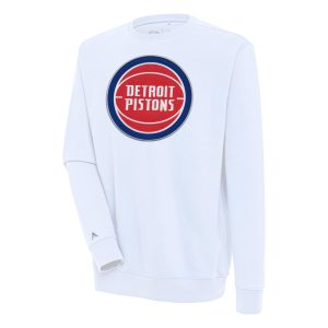 Antigua Detroit Pistons White Victory Fantastic Pullover Sweatshirt Celebrate your team! Order this commemorative jersey.