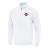 Antigua Detroit Pistons Notable White Victory Quarter Zip Mock Sweatshirt For the true fans! Secure this authentic jersey now.