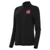 Antigua Detroit Pistons Women's Heather Fantastic Black Bright Quarter Zip Top Experience luxury! Order this high - end jersey.