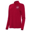 Antigua Detroit Pistons Women's Heather Red Stunning Bright Quarter Zip Top Gift idea! Surprise a sports fan with this amazing jersey.