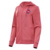 Antigua Detroit Pistons Women's Heather Red Seeker Dashing Full Zip Hoodie Jacket Act fast! Only a handful left. Secure this amazing jersey now.